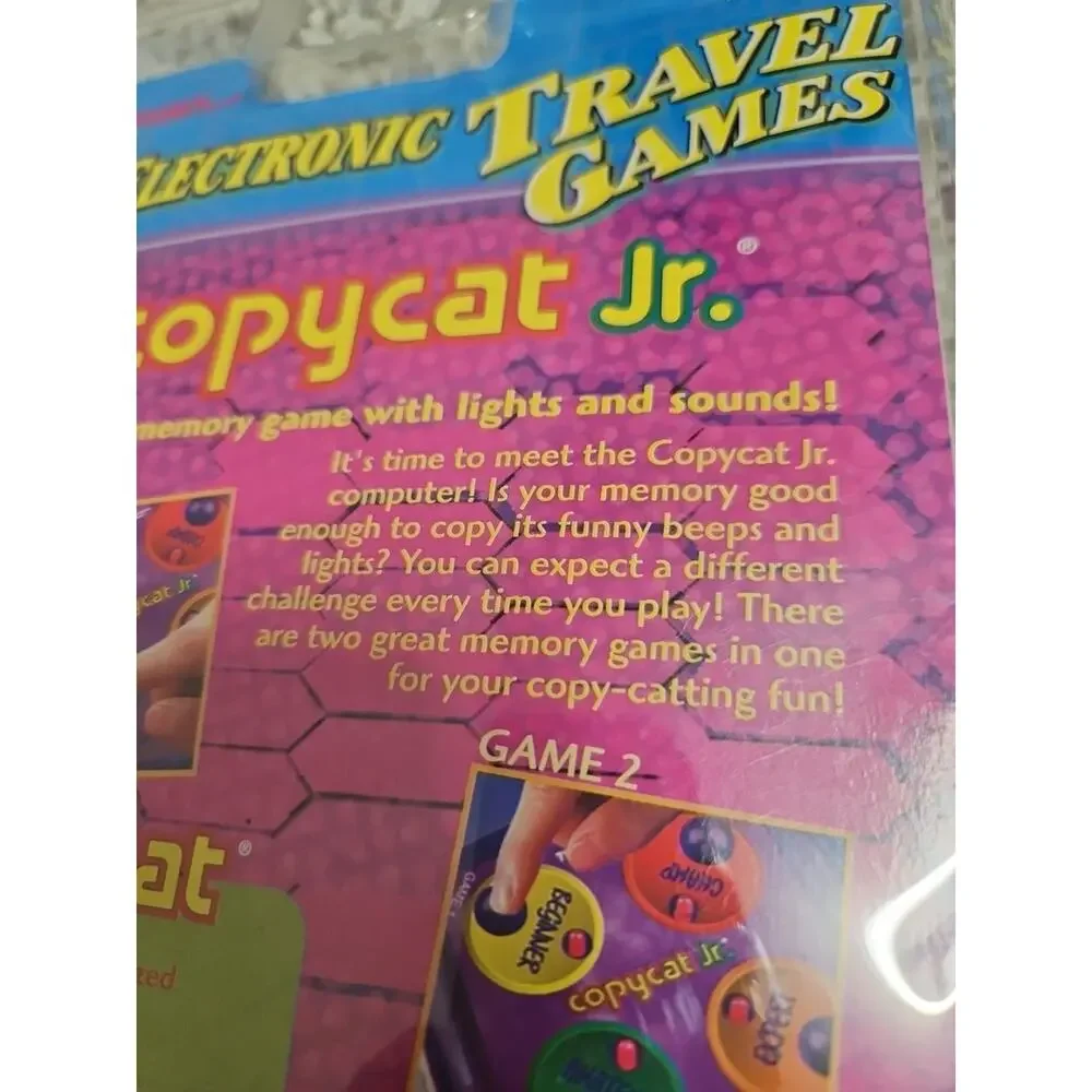 Copycat Jr. Electronic Handheld Game Tiger Electronics 1996 New Factory Sealed